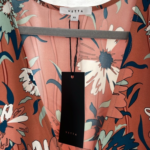 NWT VETTA The Getaway Capsule Convertible Wrap Tie Dress - Picture 3 of 5